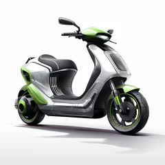 Fototapete Scooter New energy electric vehicles