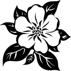 Fototapeta premium Silhouette flower plant vector images