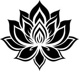 Silhouette flower plant vector images