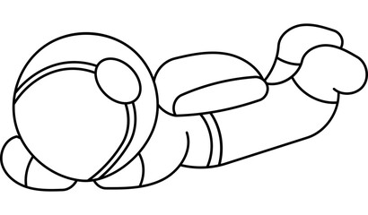 Astronaut Coloring Page