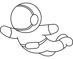 Astronaut Coloring Page