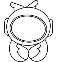 Astronaut Coloring Page