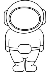 Astronaut Coloring Page