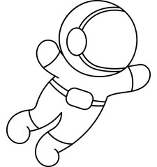 Astronaut Coloring Page