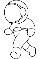 Astronaut Coloring Page