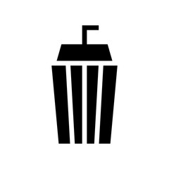 soda glyph icon