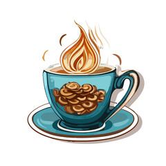 Enjoy Hot coffee