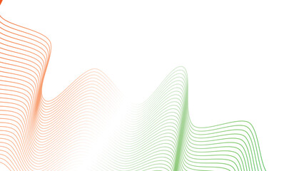 orange white green tech wavy lines abstract gradient background 