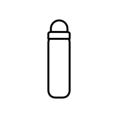 Flask vector icon. Thermos illustration sign. Bottle symbol or logo.