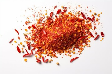 Red chili flakes. Generate Ai