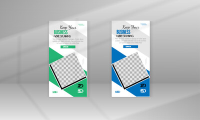 Colorful Stylish Creative Corporate Roll Up Banner
