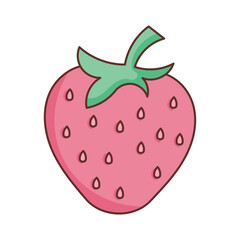 Strawberry Sticker Bookmark