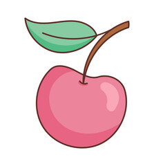 Cherry Sticker Bookmark