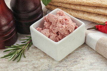 Natural gurmet liver pate spread