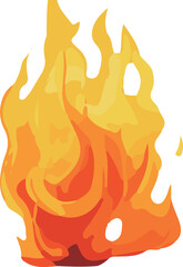 Fire and flame effect material
