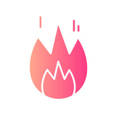 fire gradient icon
