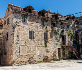Split Croatia. 06-07-2023. House in the city of Split in Croatia.