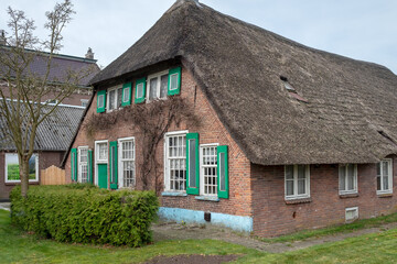 Fototapeta na wymiar Staphorst in Overijssel province, The Netherlands