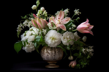 Naklejka na ściany i meble Luxurious Bouquet in Baroque Design