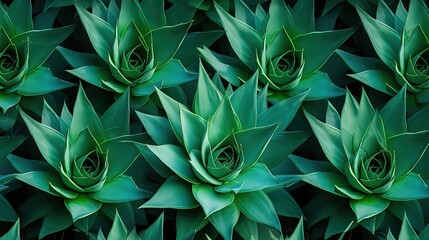 abstract top view plant background, Generative Ai