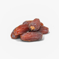 Dates isolated on white Background