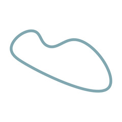 Aesthetic Corner Border Element Outline