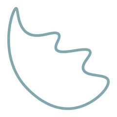 Aesthetic Corner Border Element Outline