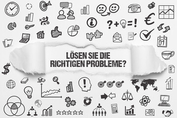 Lösen Sie die richtigen Probleme?	
