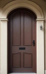 Fototapeta premium Photorealistic a door display. Door for background