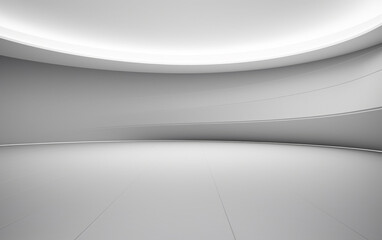 Abstract smooth empty grey studio well use as background