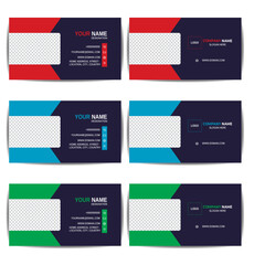 Clean style corporate business card, Modern & creative double sided business card/visiting card template