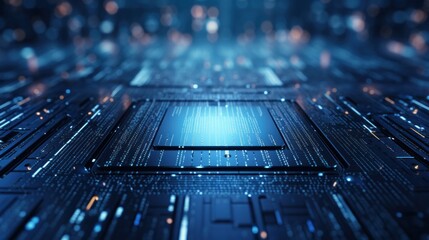 Abstract digital technology background. Big data connection concept 3D illustration.