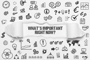 what is important right now?	