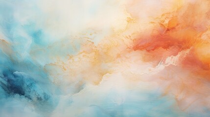 Naklejka premium Abstract colorful grunge background with textured oil or acrylic brush strokes