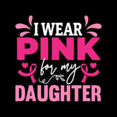 Fototapeta na wymiar Breast Cancer SVG T-shirt Design