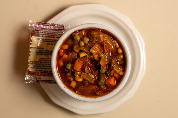 Beef and vegetable soup