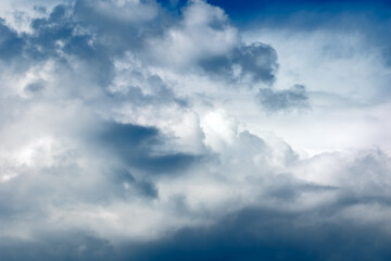 Obraz premium Dark stormy clouds background. Clouds on sky.