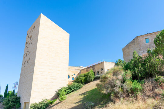 building of the DO Ribera de Duero headquarters in ROA (Spain) - August 6, 2021