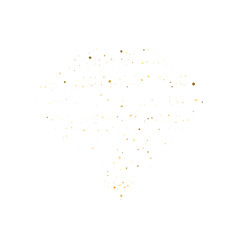 Merry christmas illustration diamond