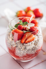 Strawberry Chia Pudding