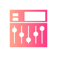mixer gradient icon