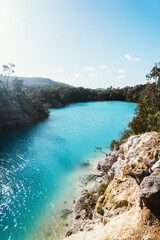  Little Blue Lake located in Tasmania's North East.