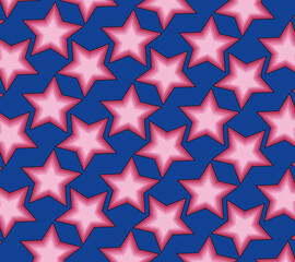 Obraz premium seamless star pattern