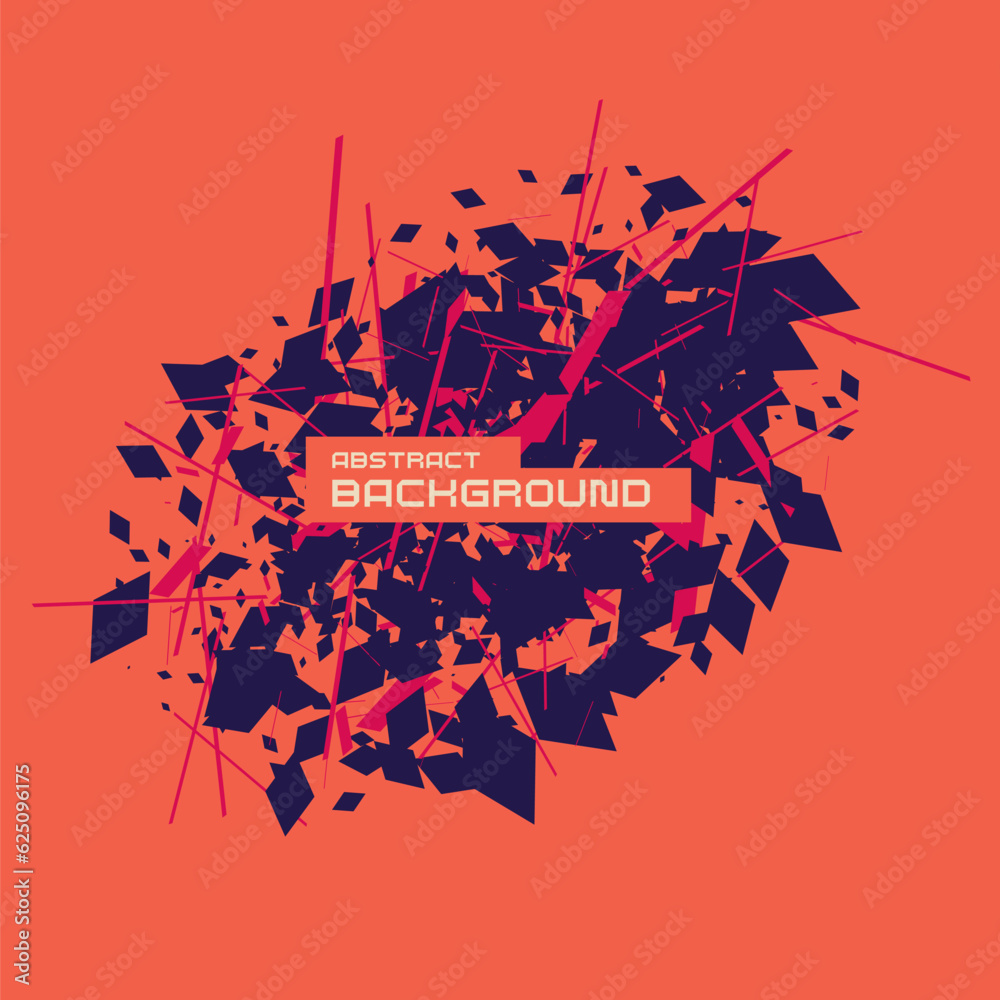 Poster abstract background with simple elements. an image of geometric elements and shapes. vector illustra