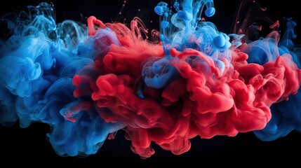 Obraz premium abstract colorful red and blue background