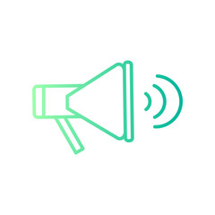 advertising gradient icon