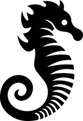 Seahorse silhouette icon 3