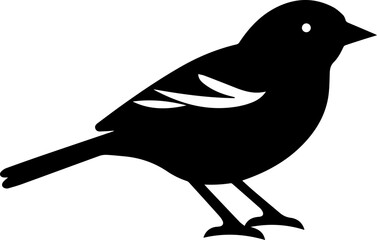 Sparrow silhouette icon 2