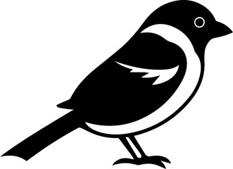 Sparrow silhouette icon 1