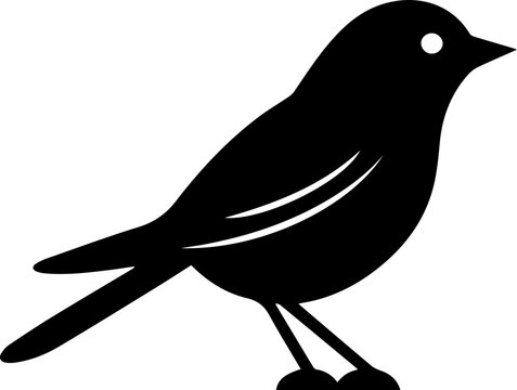 recommend clip art: Sparrow silhouette icon